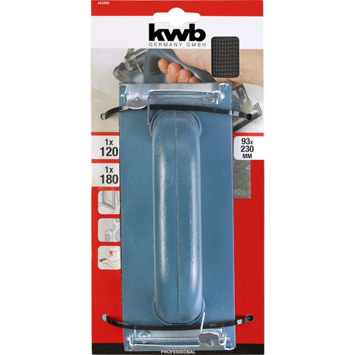 kwb  Handschleifer-Set mit 2 Gitterleinenstreifen Bild 2