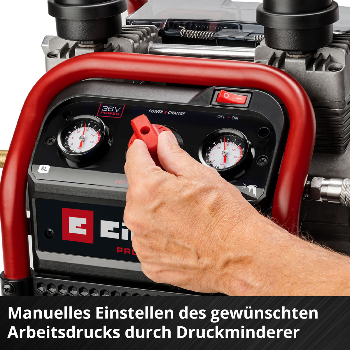 Einhell Professional Akku-Kompressor SILENZZO 36/210 Bild 8