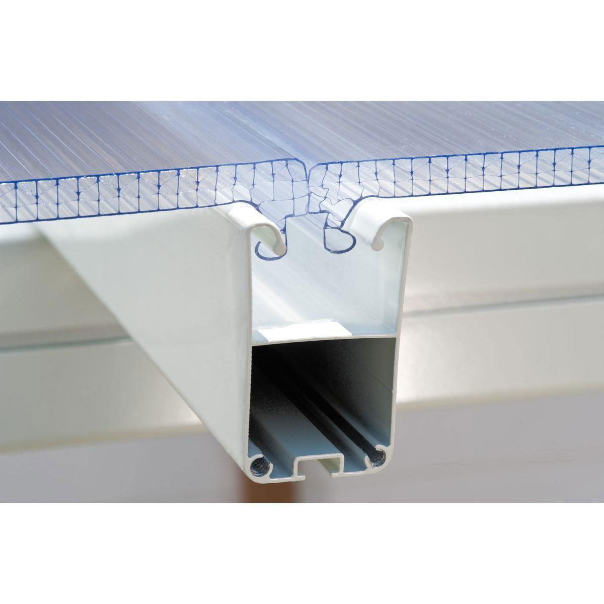 Palram Terrassenüberdachung Feria 730 x 300 cm weiß Bild 4