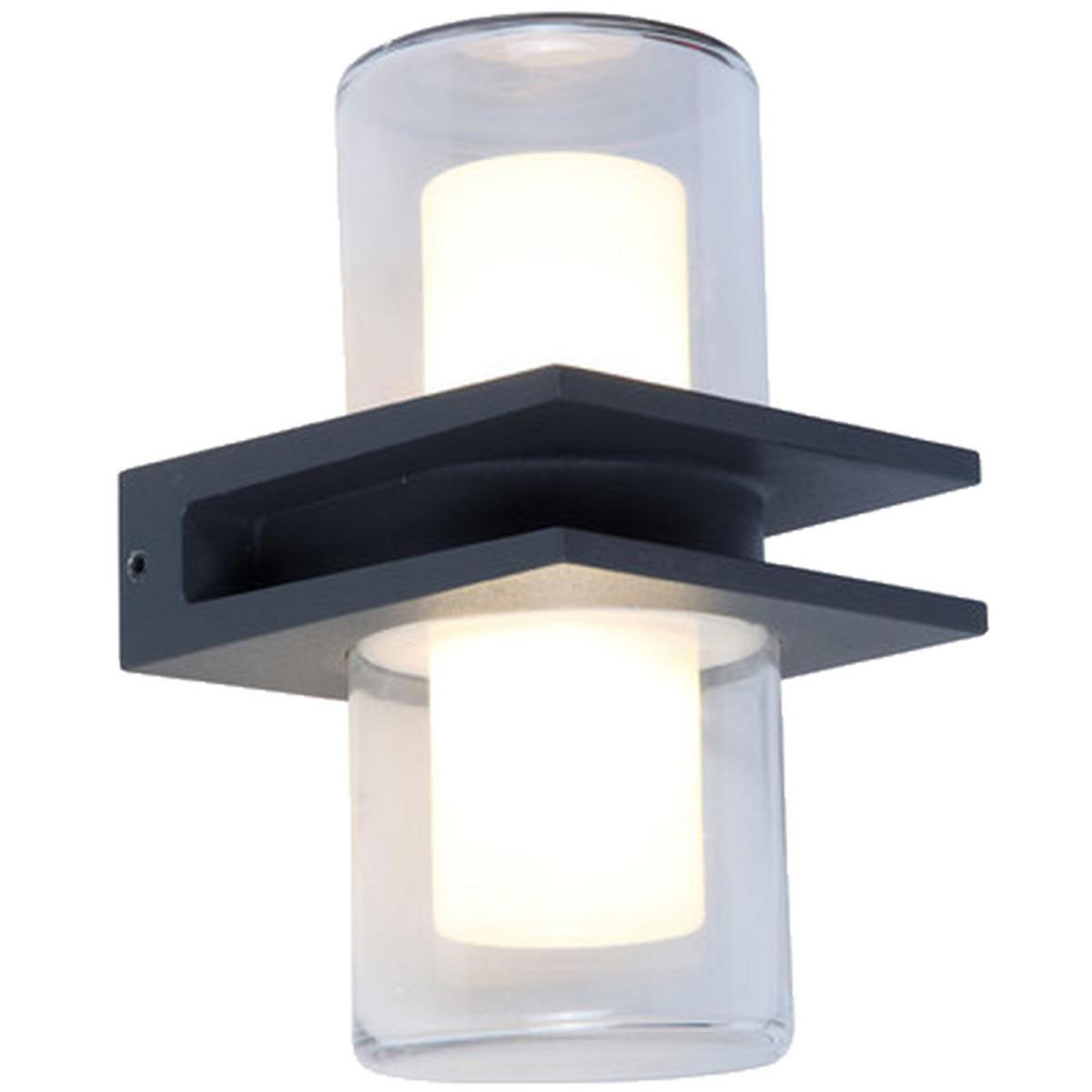 Lutec LED-Außenwandleuchte Mito mit Doppelglas | 228007
