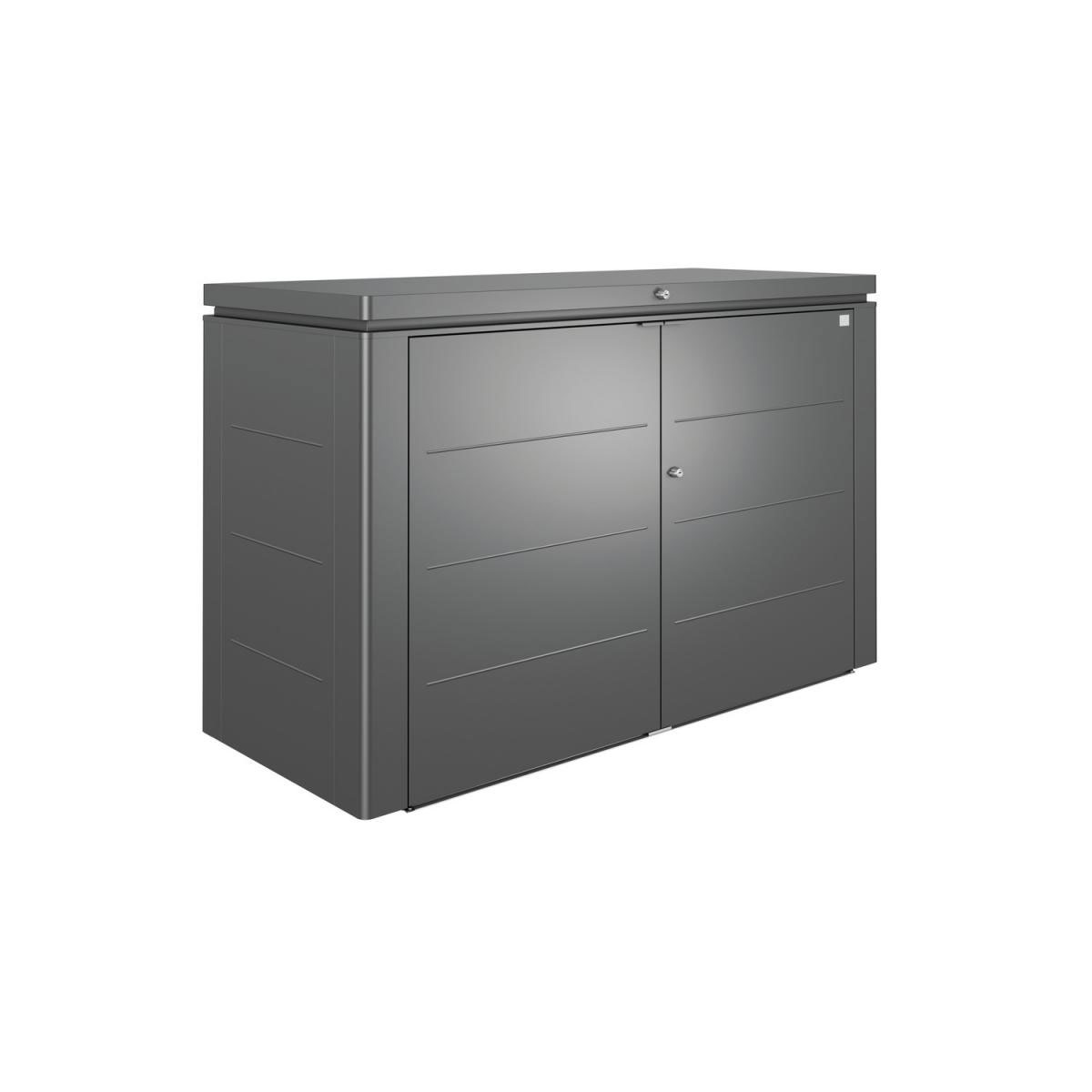 Biohort Gartenschrank HighBoard Größe 160/200 schwarz