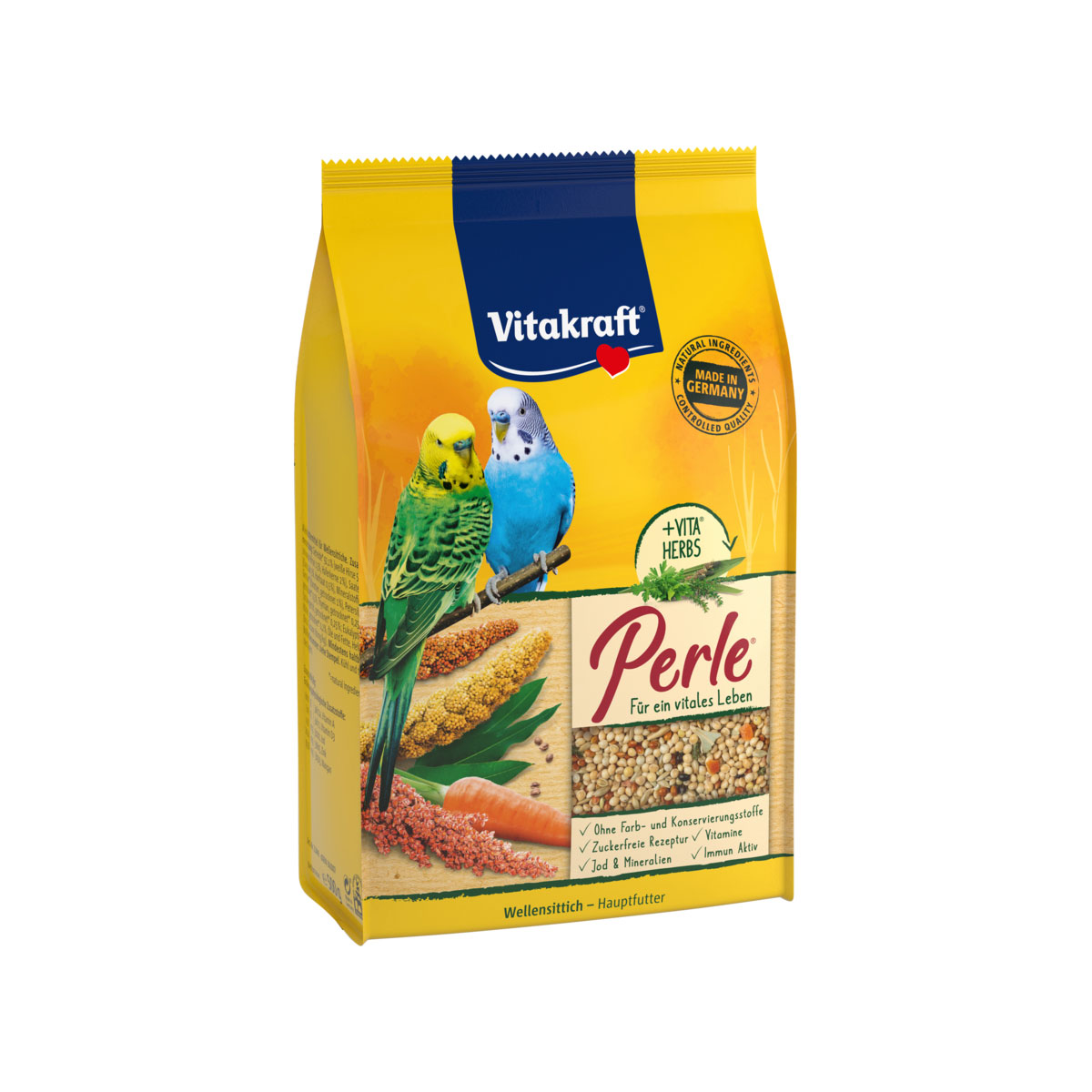 Vitakraft Sittich-Perle Jod-Vital-C./Honig 500g Karton