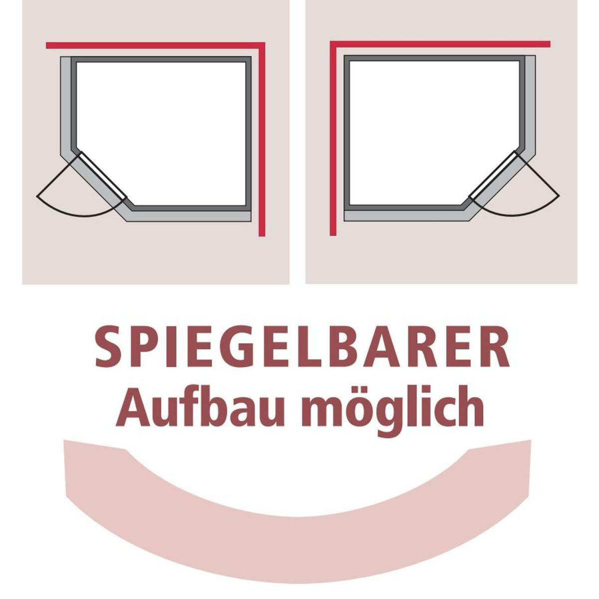 Karibu Sauna Malin Eckeinstieg 9 kW Ofen externe Strg kein Kranz Klarglas-Tür Bild 11
