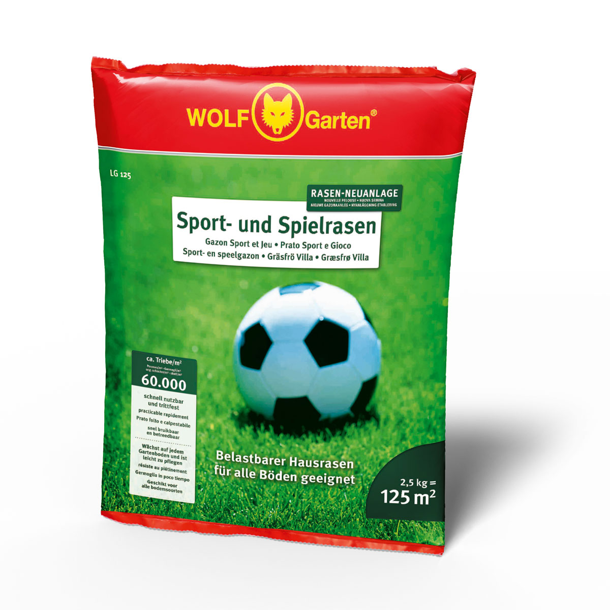 Sport- und Spielrasen LG 125 2,5 kg