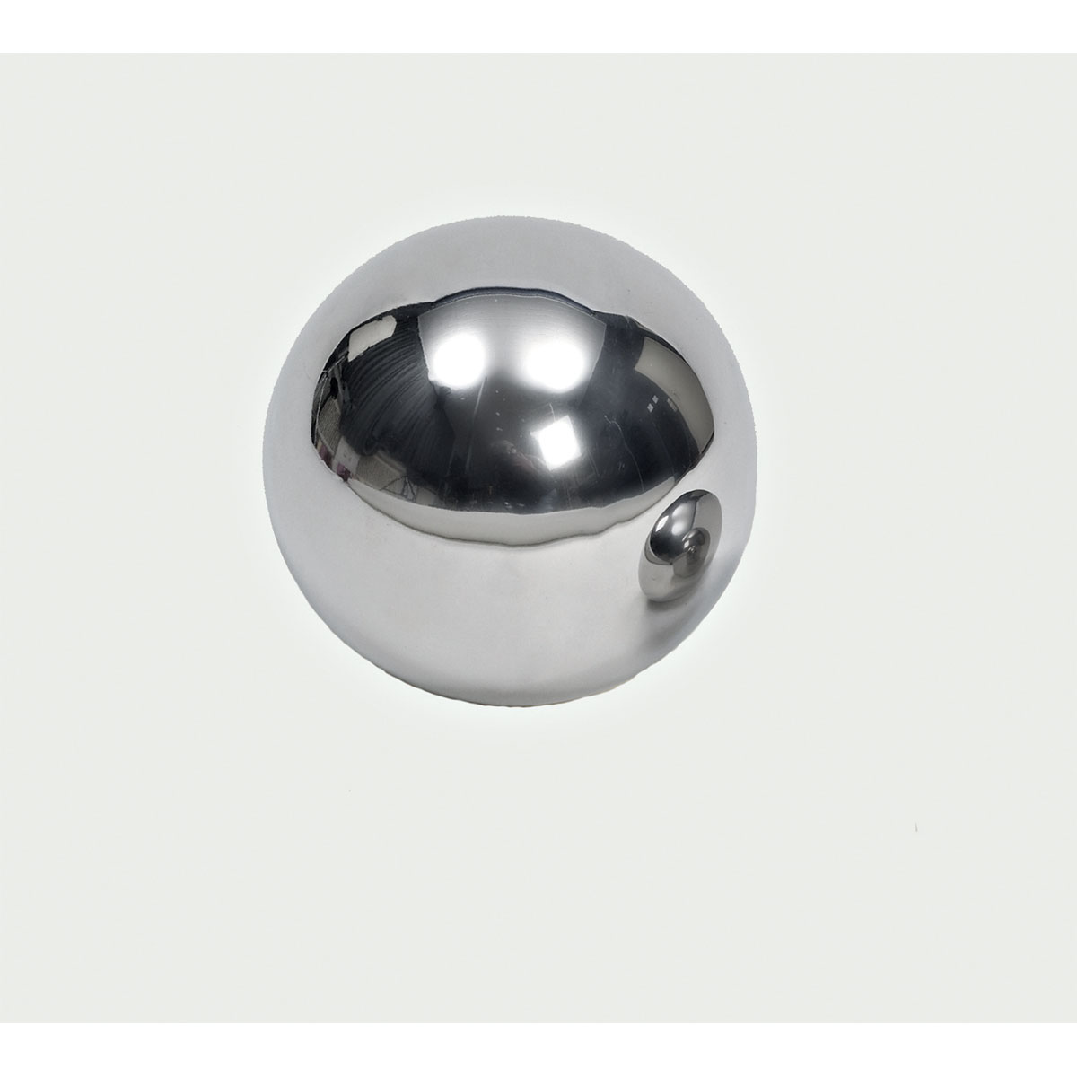 Haveson Edelstahlkugel Durchmesser 13,5 cm silber Bild 2