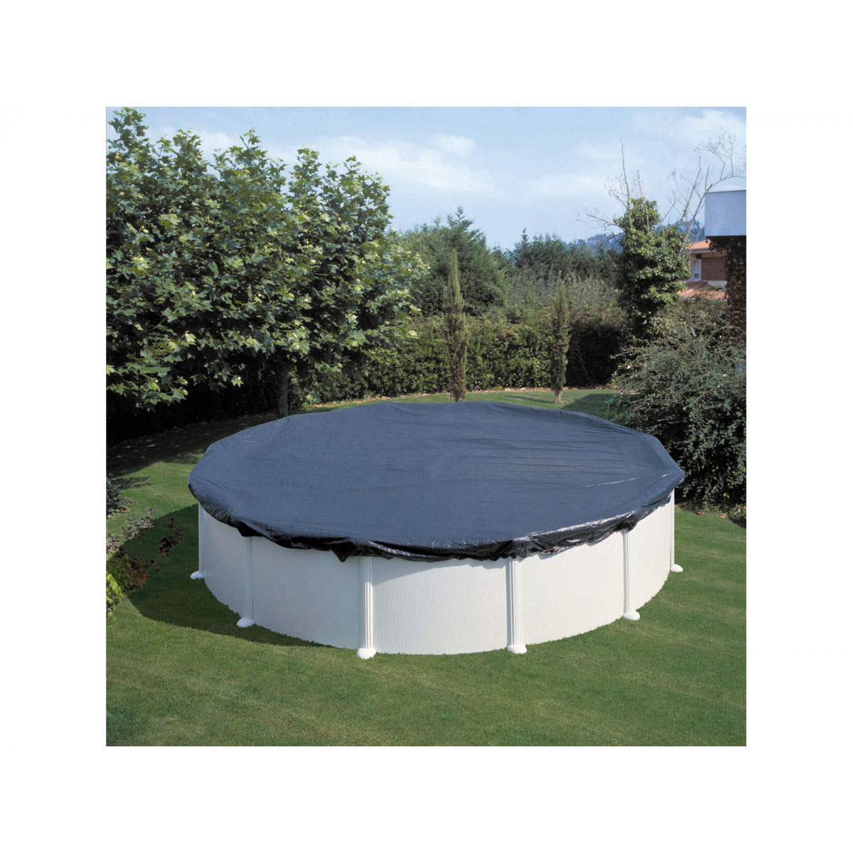Winterabdeckplane bis Durchmesser 550 cm