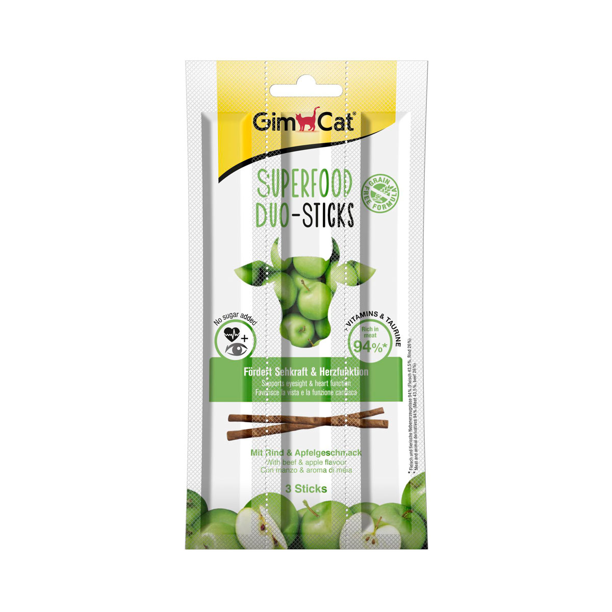 GIMBORN Spezialitäten Superfood Duo-Sticks Rind & Apfel 3St.