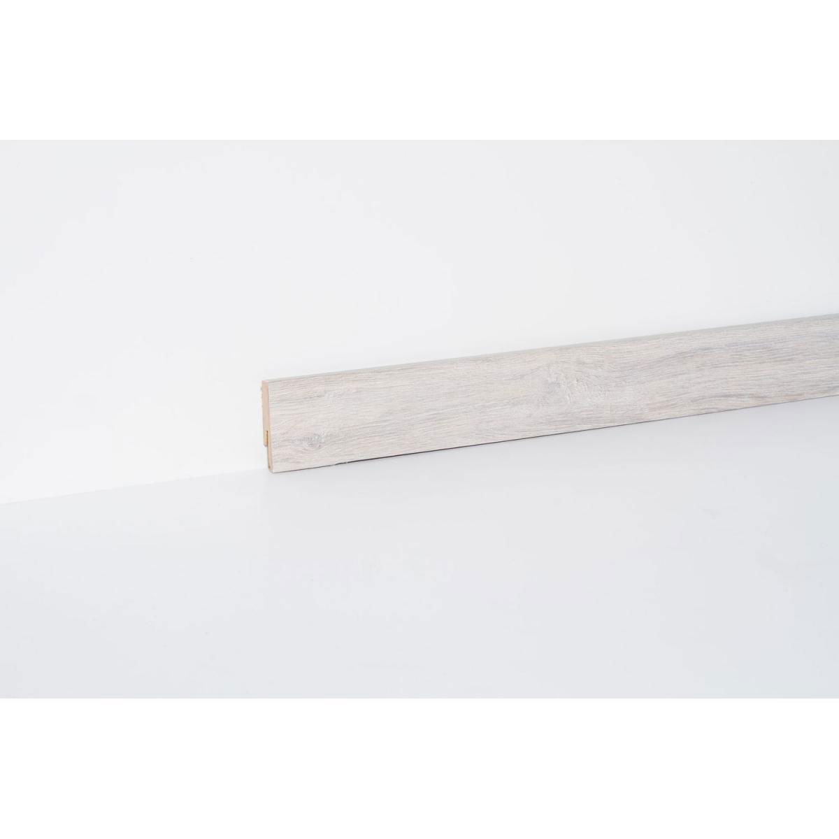 Classen Clipleiste Eiche geb weiss 2400 x 58 x 19 mm