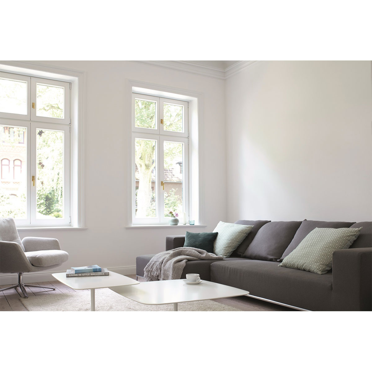 Alpina weiß Das Original Spritzfrei Matt 1 L Bild 4