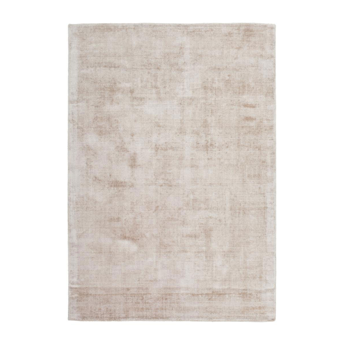 Kurzflorteppich „Luxury 110“ Elfenbein/Taupe, 120x170cm
