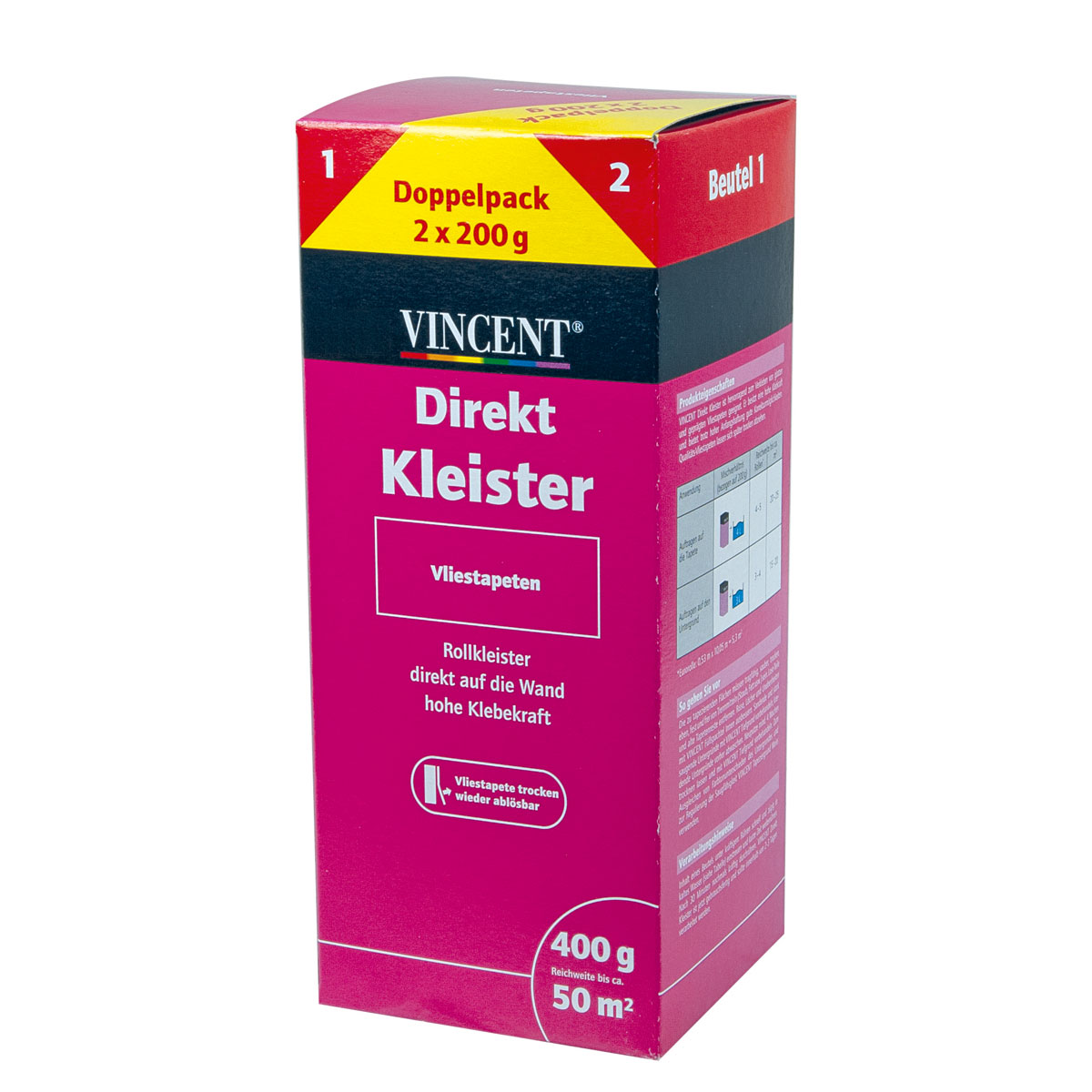 Vincent Direkt Kleister 2 x 200 g Vincent Direkt Kleister 2 x 200 g