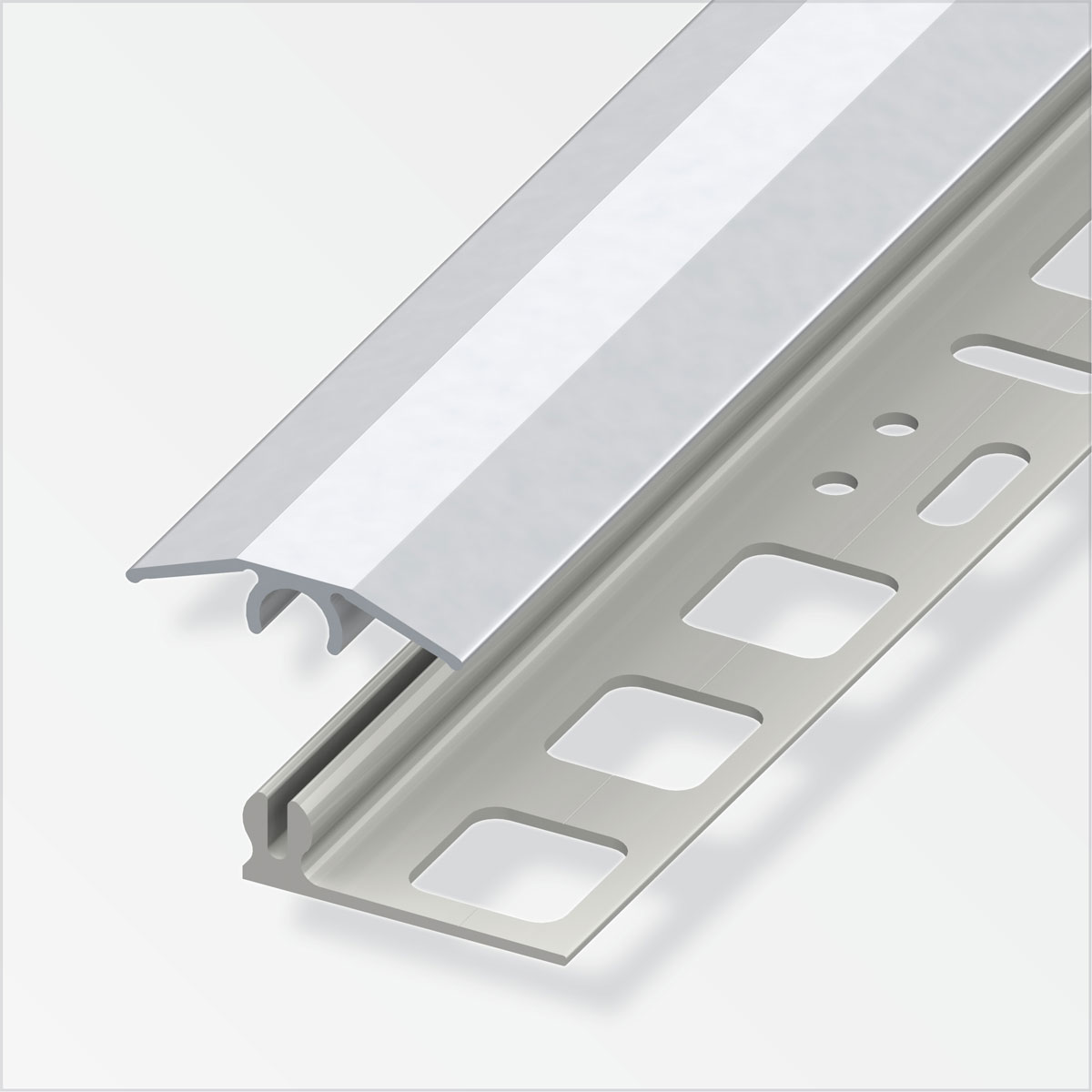 Alfer Übergangsprofil Clipstech-mini 25 mm 1m silber Bild 1