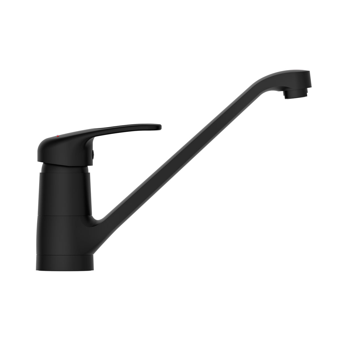 Schütte schwenkbare Design Küchenarmatur Grande schwarz matt Bild 2