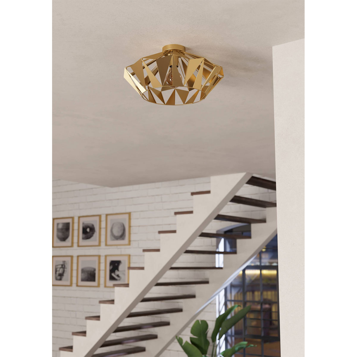 Eglo  LED Deckenleuchte Carlton goldfarben Bild 2