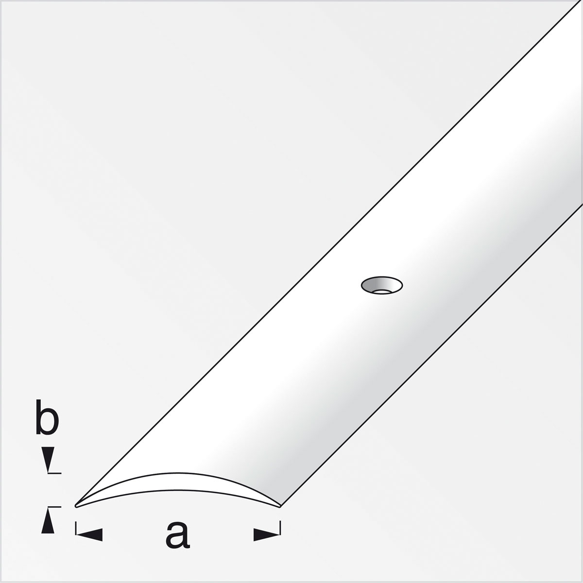 Alfer Übergangsprofil 30 x 5 mm 2m bronze Bild 2