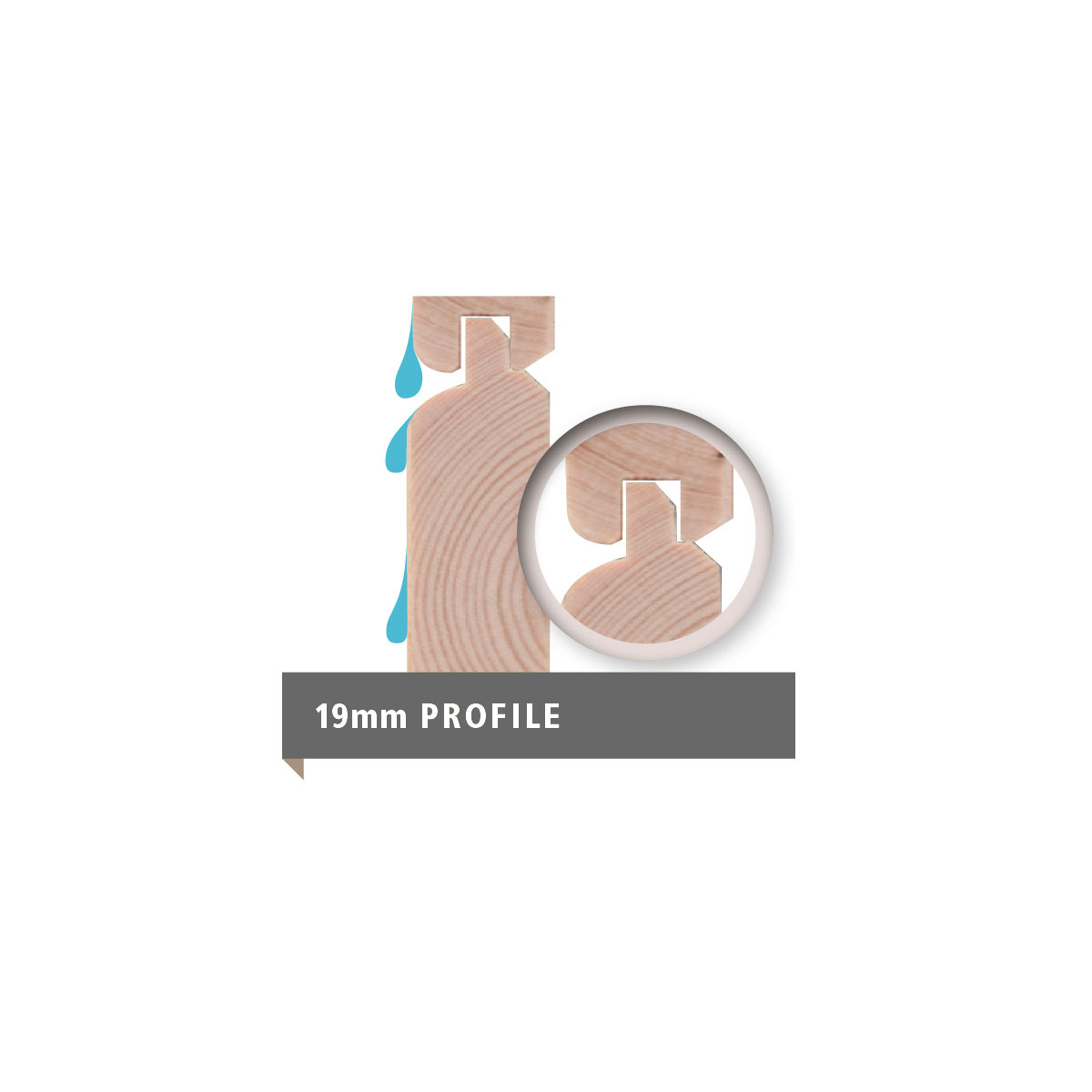 Karibu Gartenhaus Qubic 2 mit Anbaudach terragrau Bild 6