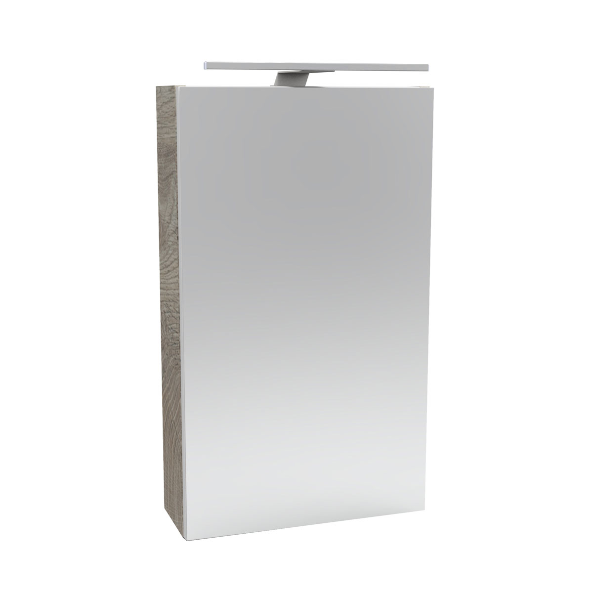 Fackelmann  Gäste-WC Spiegelschrank rechts SBC 400 x 680 x 153 mm NatureOak