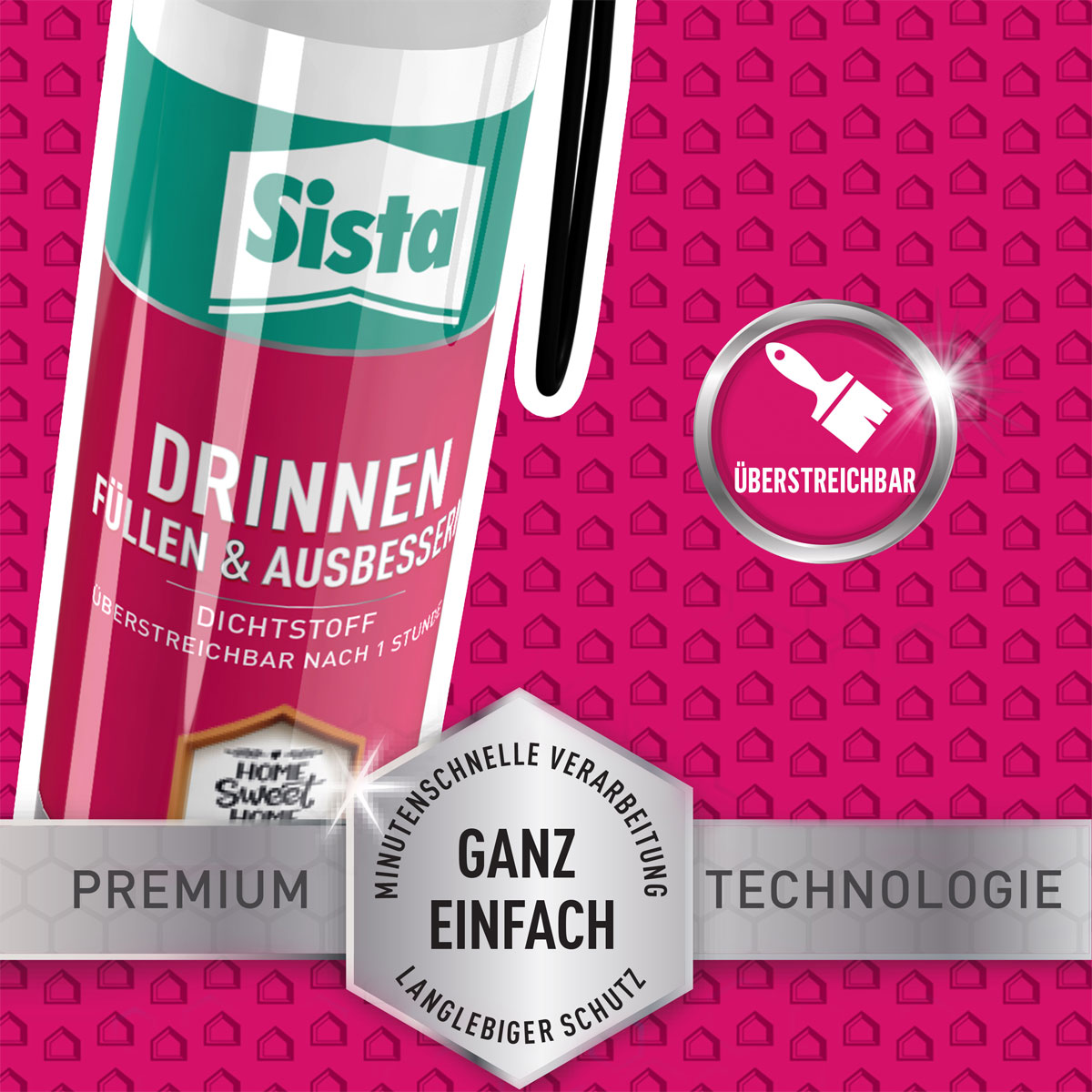 Henkel Sista Dichtstoff Füllen und Ausbessern 100 ml weiß Bild 3