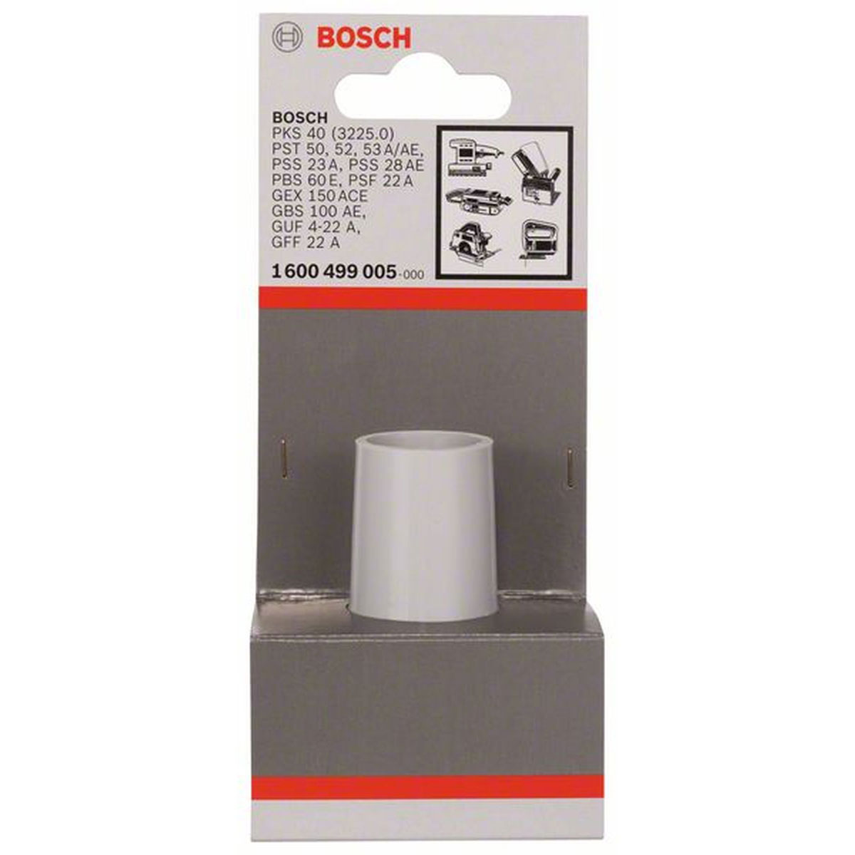 Bosch  Reduzier-Adapter für Absaugschläuche von Durchmesser 35 auf 25 mm Bild 1