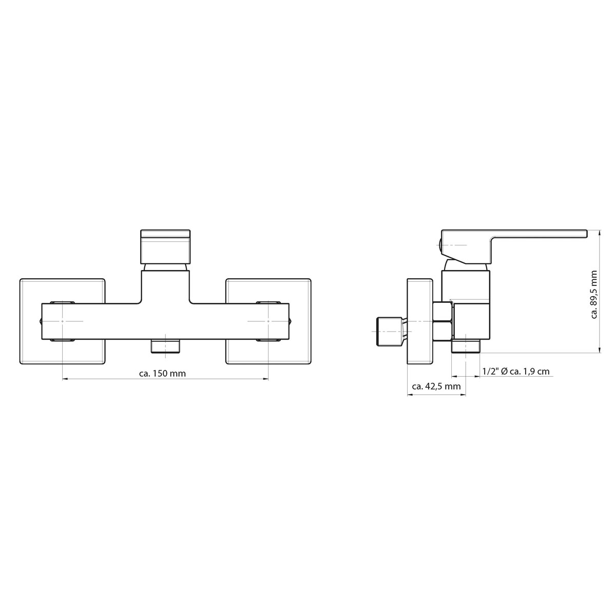 Duscharmatur Tokyo II chrom Bild 2
