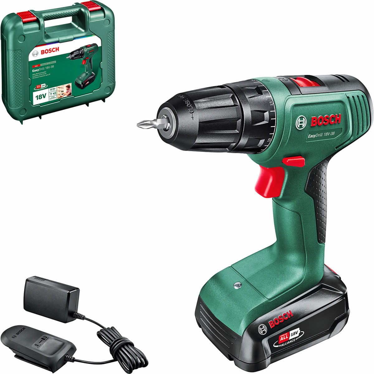 Bosch  Akku-Bohrschrauber EasyDrill 18V-38 inkl Ladegerät