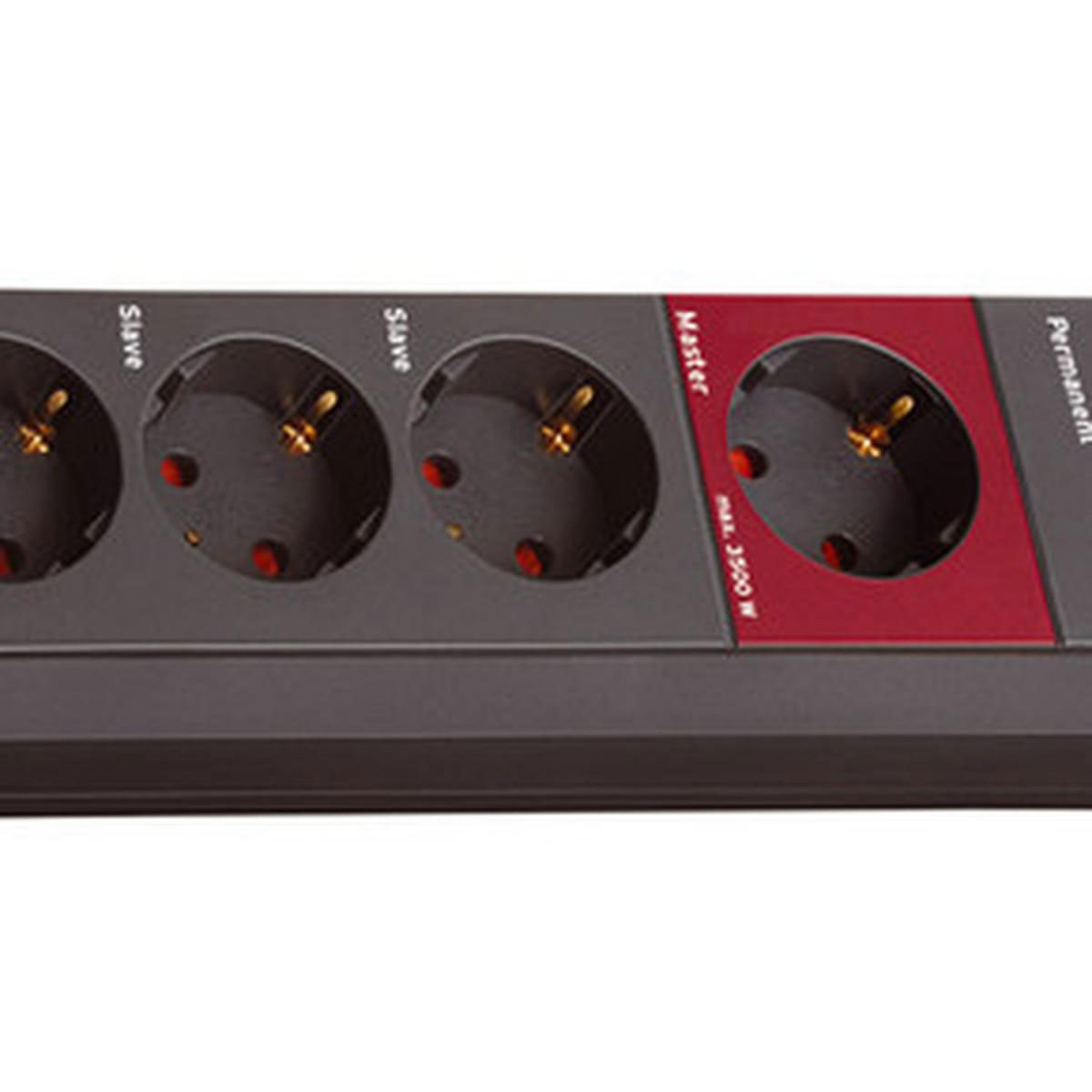 Brennenstuhl Steckdosenleiste Secure-Tec 8-fach anthrazit Überspannungsschutz Master Slave Funktion 3 m Kabel Schalter Bild 3