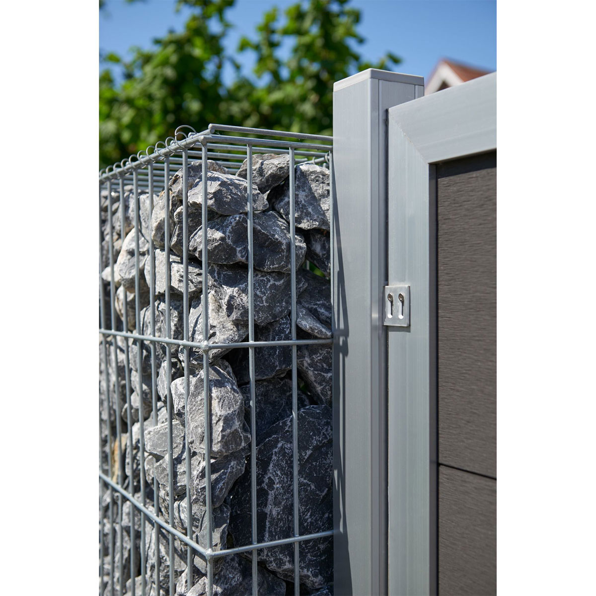 Wilk Gabionen-Zaun 200 x 200 x 25 cm Bild 3