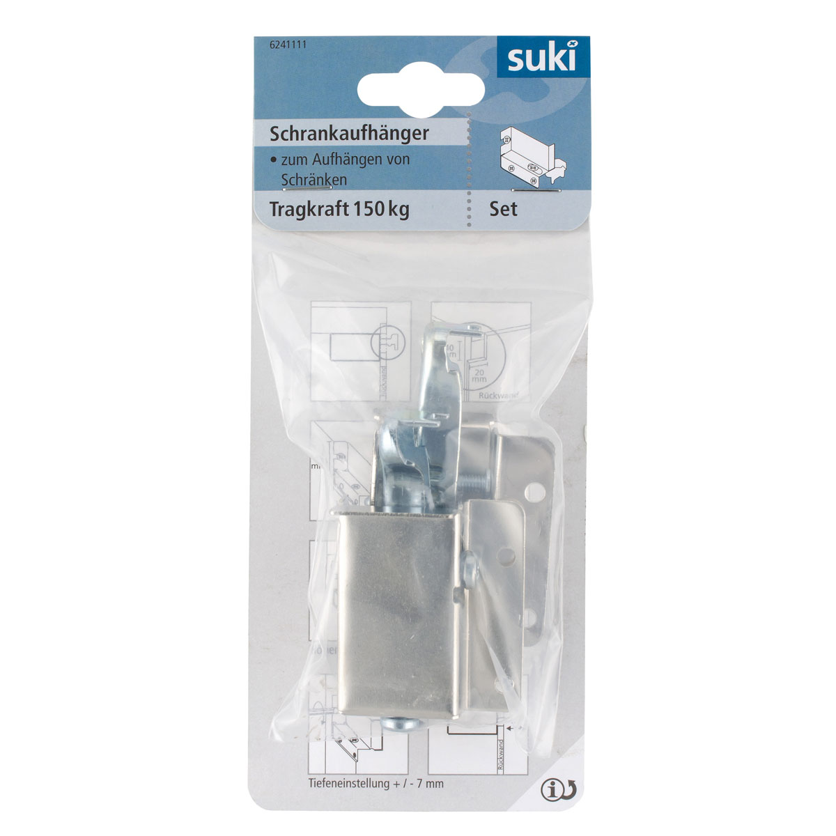 Suki Schrankaufhänger silber Bild 1