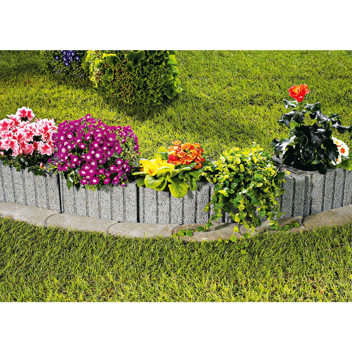 Lusit  Gartenstein MultiFlor 28,4 x 20 x 20 cm grau Bild 3