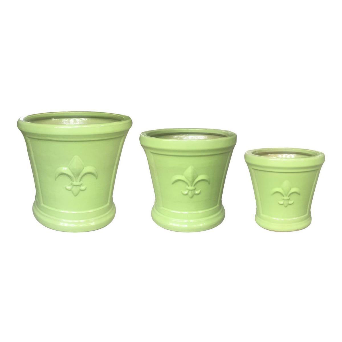 Haveson Pflanztopf Lilie 30 x 30 x 28 cm grün Haveson Pflanztopf Lilie 30 x 30 x 28 cm grün