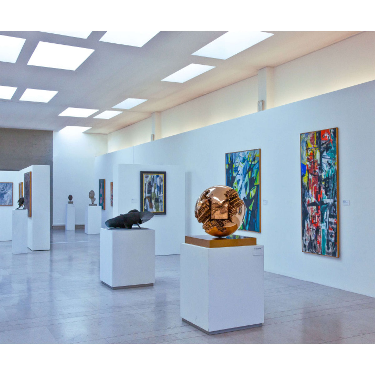 Naeve LED DL Alegre Metall weissLxBxH: 45x45x5cm Bild 10