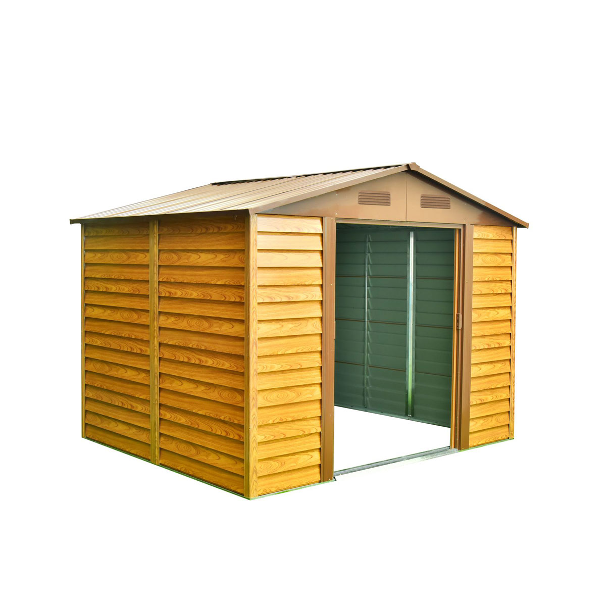 Pergart Gerätehaus Frankfurt II 8,2m² holzoptik Bild 2