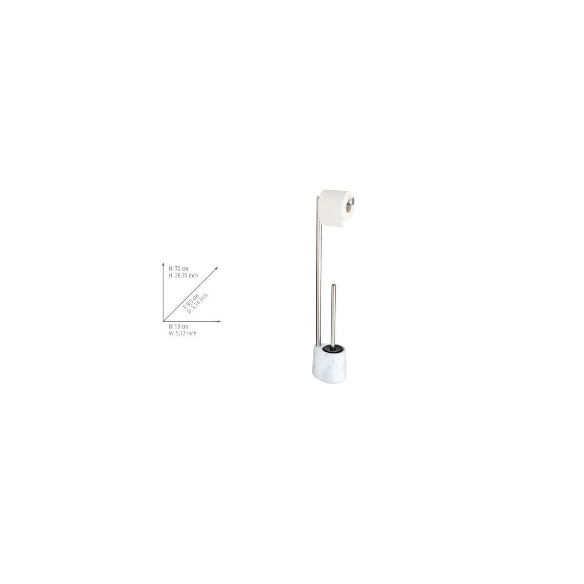 Wenko Stand WC-Garnitur Adrada Bild 4