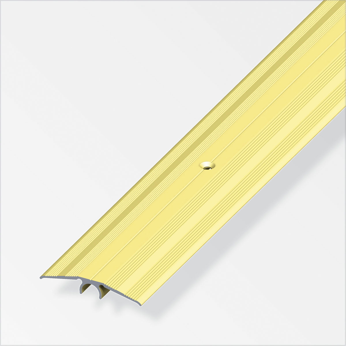 Alfer Übergangsprofil Clipstech-Plus 46 mm 1m messing