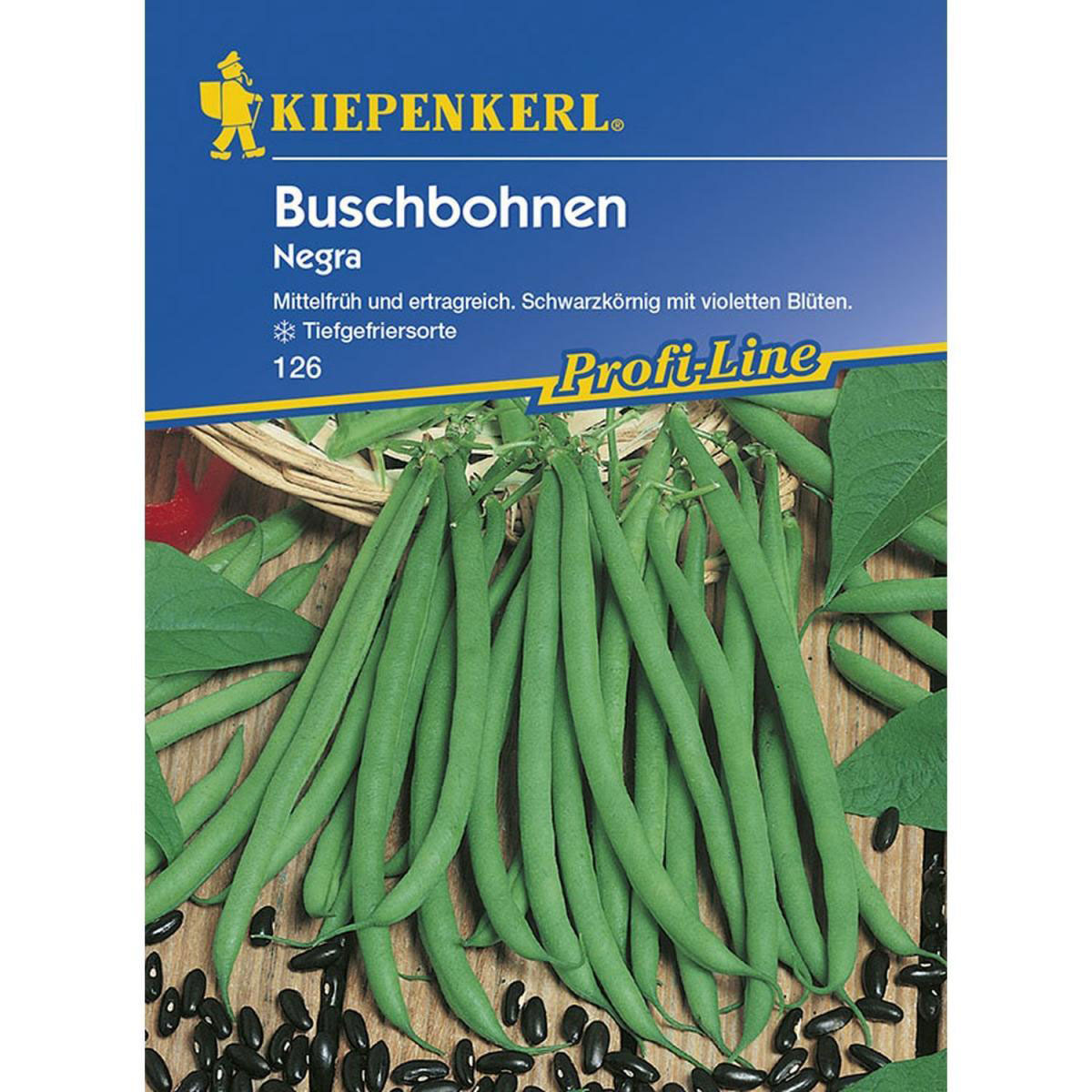 Kiepenkerl Buschbohnen Negra Profi-Line