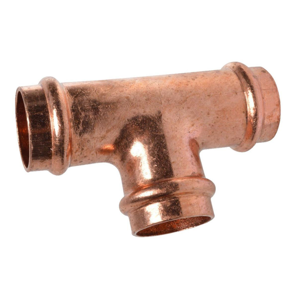 Kirchhoff T-Stück Pressfiting für Kupfer 18 mm V-Kontur 1 Stück Bild 1