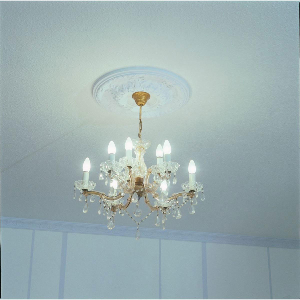 Rosette Desire weiß 28 cm Bild 2