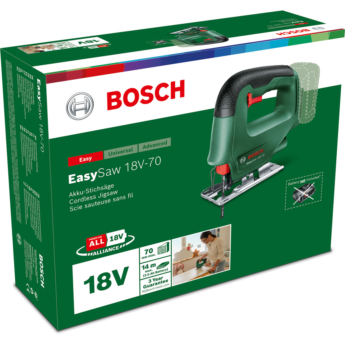 Bosch  Stichsäge EasySaw 18V-70 BT Bild 2