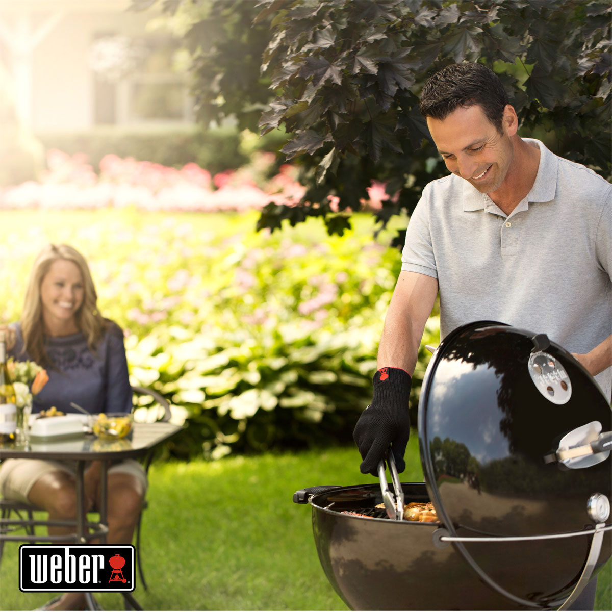 Weber Holzkohlegrill Master-Touch GBS E-5750 Durchmesser 57 cm schwarz Bild 22