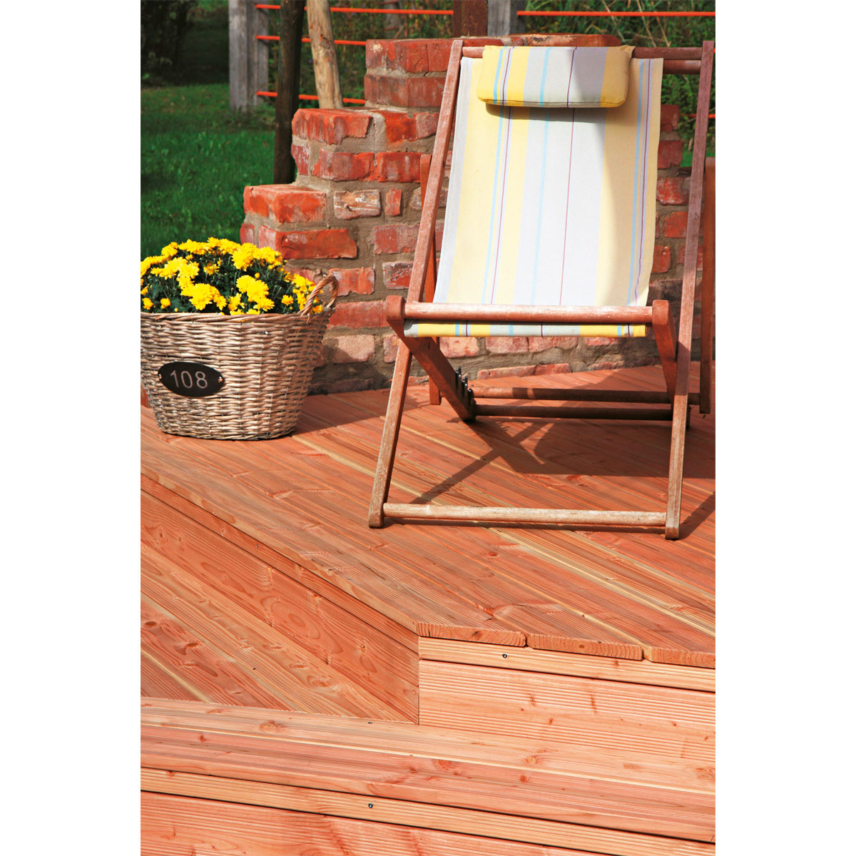 Rettenmeier Terrassendiele geriffelt 200 x 12 x 2,1 cm Bild 6