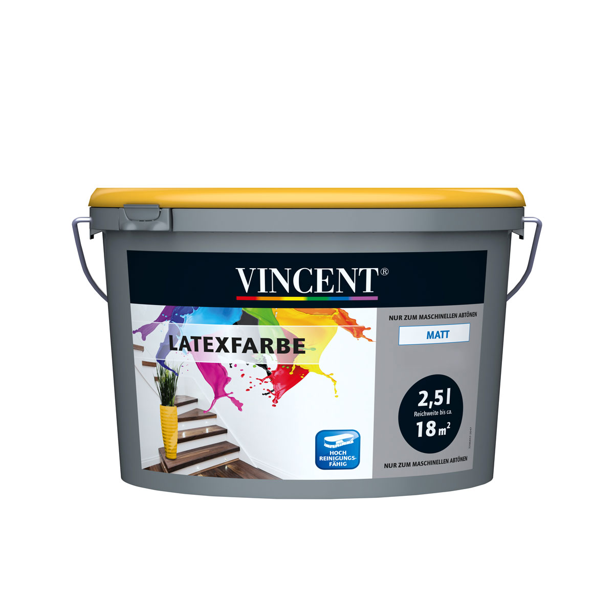 Vincent Wandfarbe Latexfarbe MIX IT! matt 2,5 l