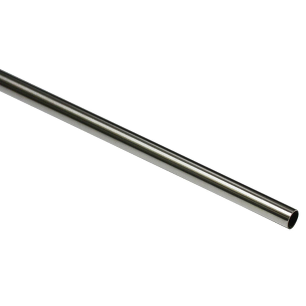 Gardinia Gardinenstange Durchmesser 12 mm 200 cm Edelstahl