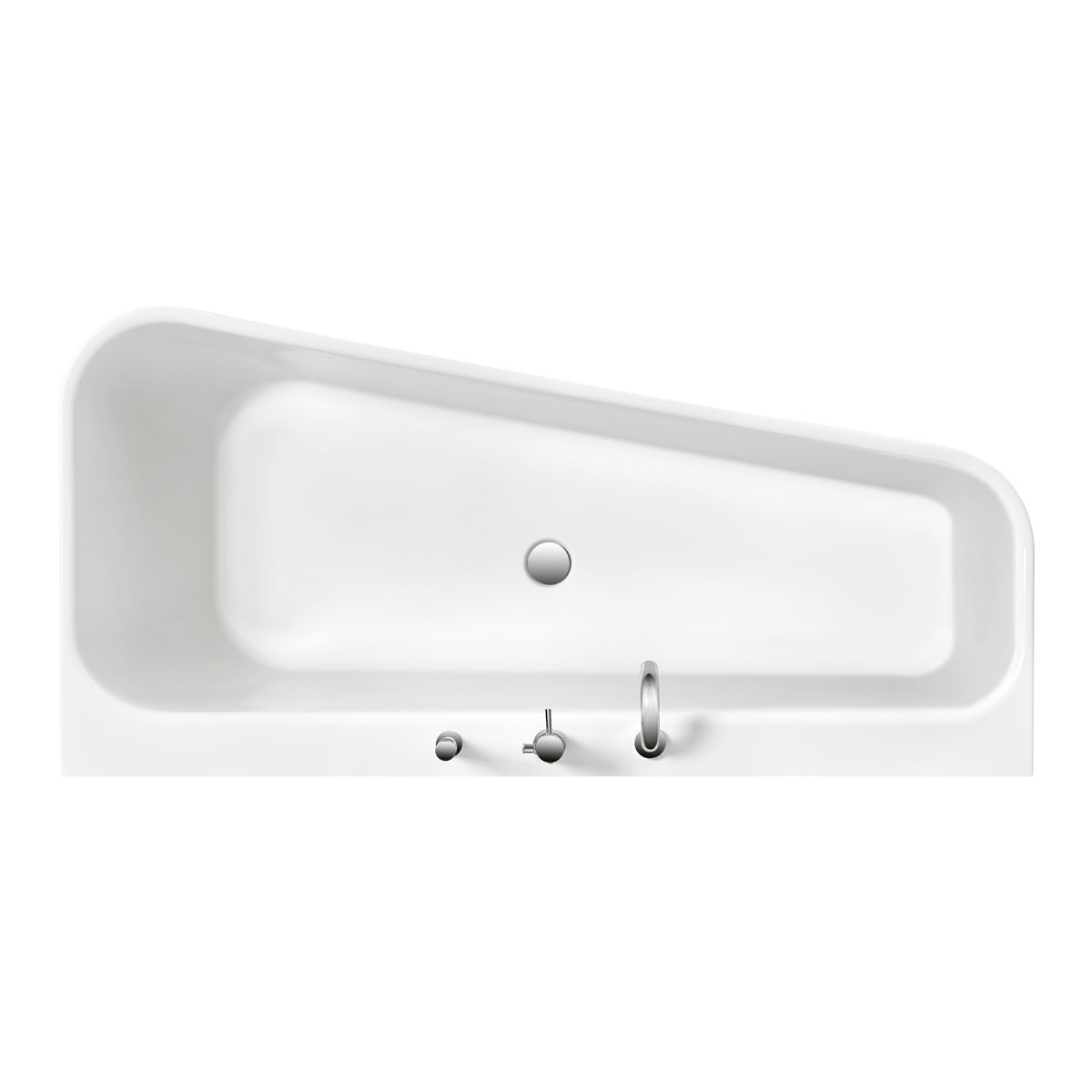 Ottofond Badewanne Pino 155 x 75 cm Ausführung links Wannenrandarmatur S3000