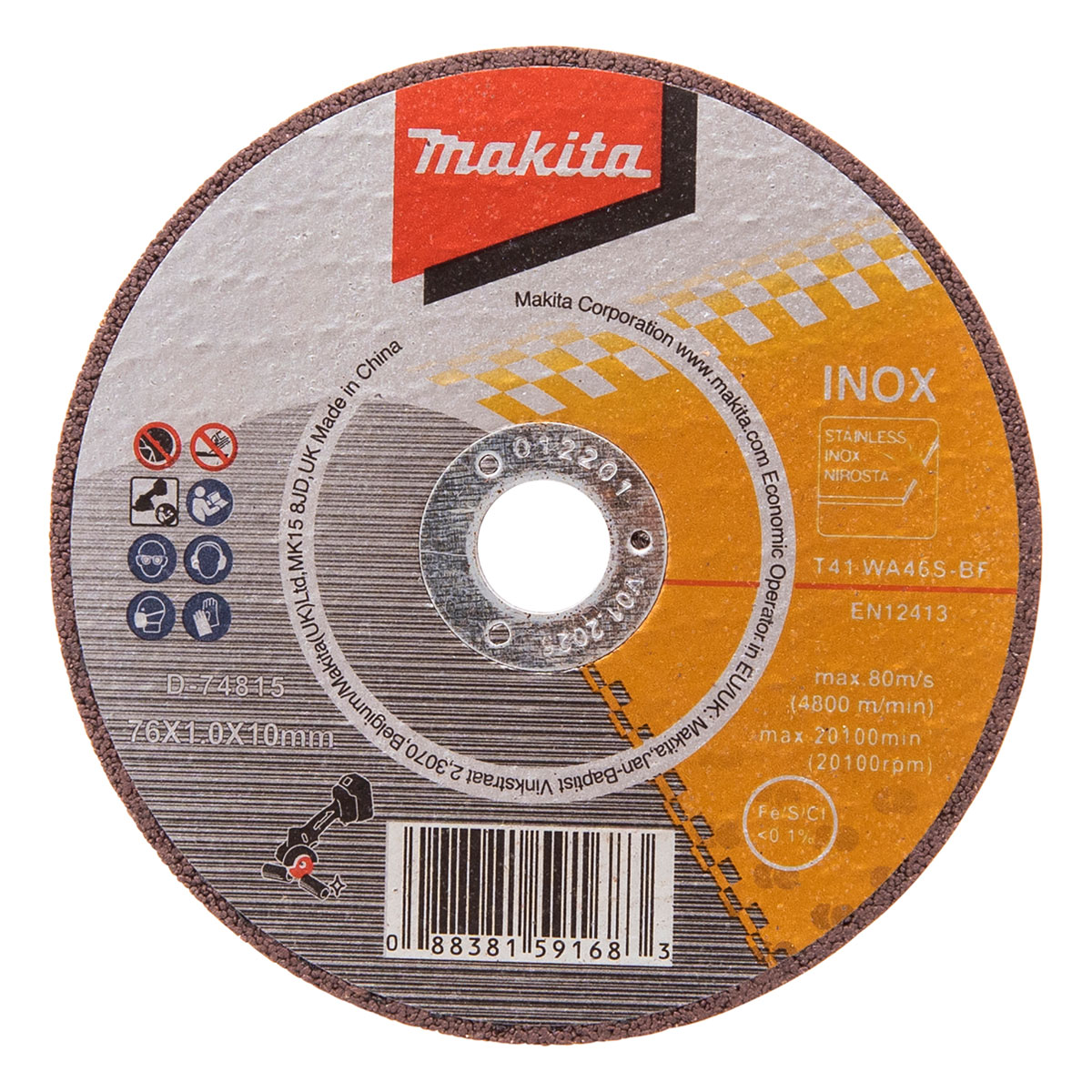 Makita Trennscheibe 76x1x10mm