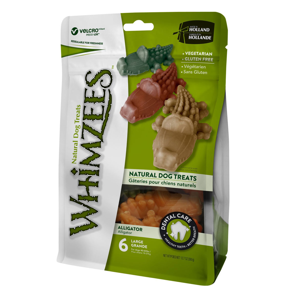 Whimzees Snack Alligator/Krokodil L 360g WH307
