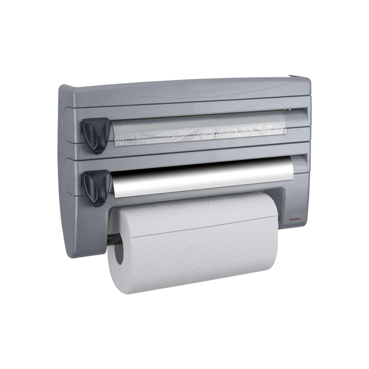 Metaltex Küchenrollenspender Roll n Roll silber Bild 1