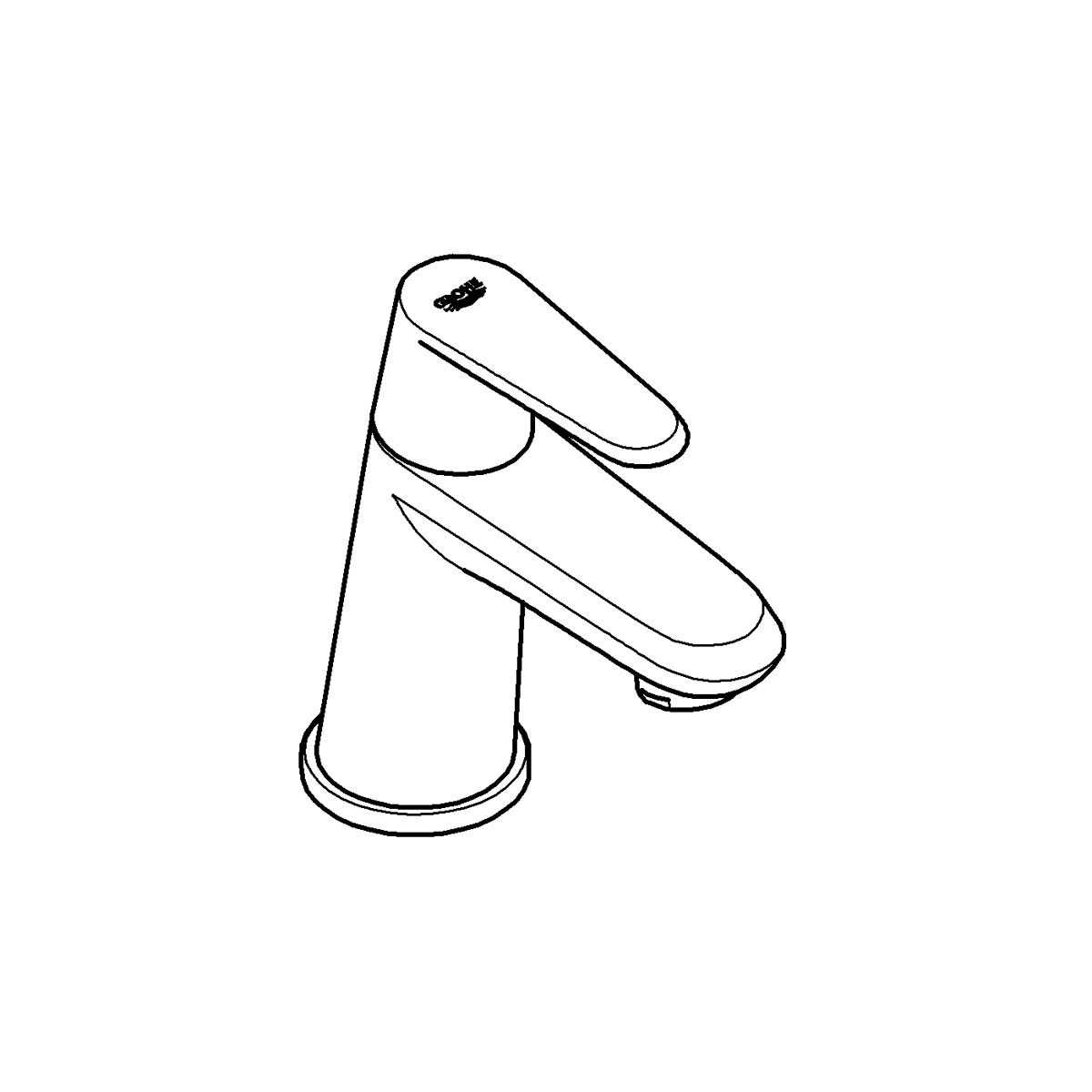 Grohe Standventil Eurodisc Cosmopolitan chrom Durchmesser 4,9 x 13,4 cm Bild 5