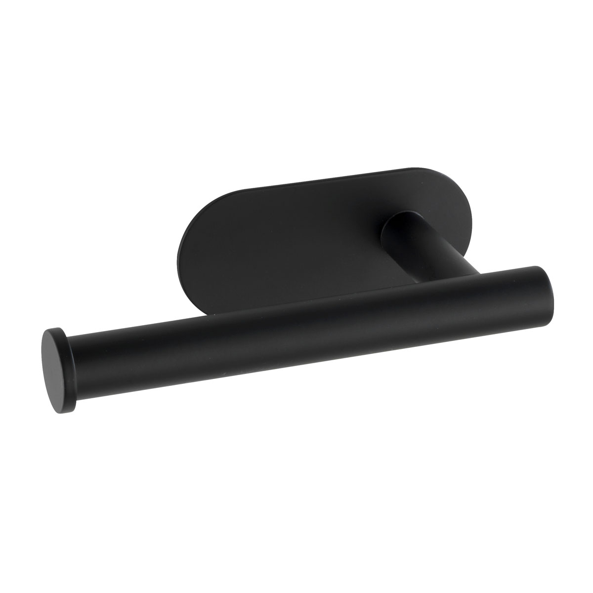 Wenko Turbo-Loc Edelstahl Toilettenpapierhalter Orea Black Matt WC-Rollenhalter Befestigen ohne bohren