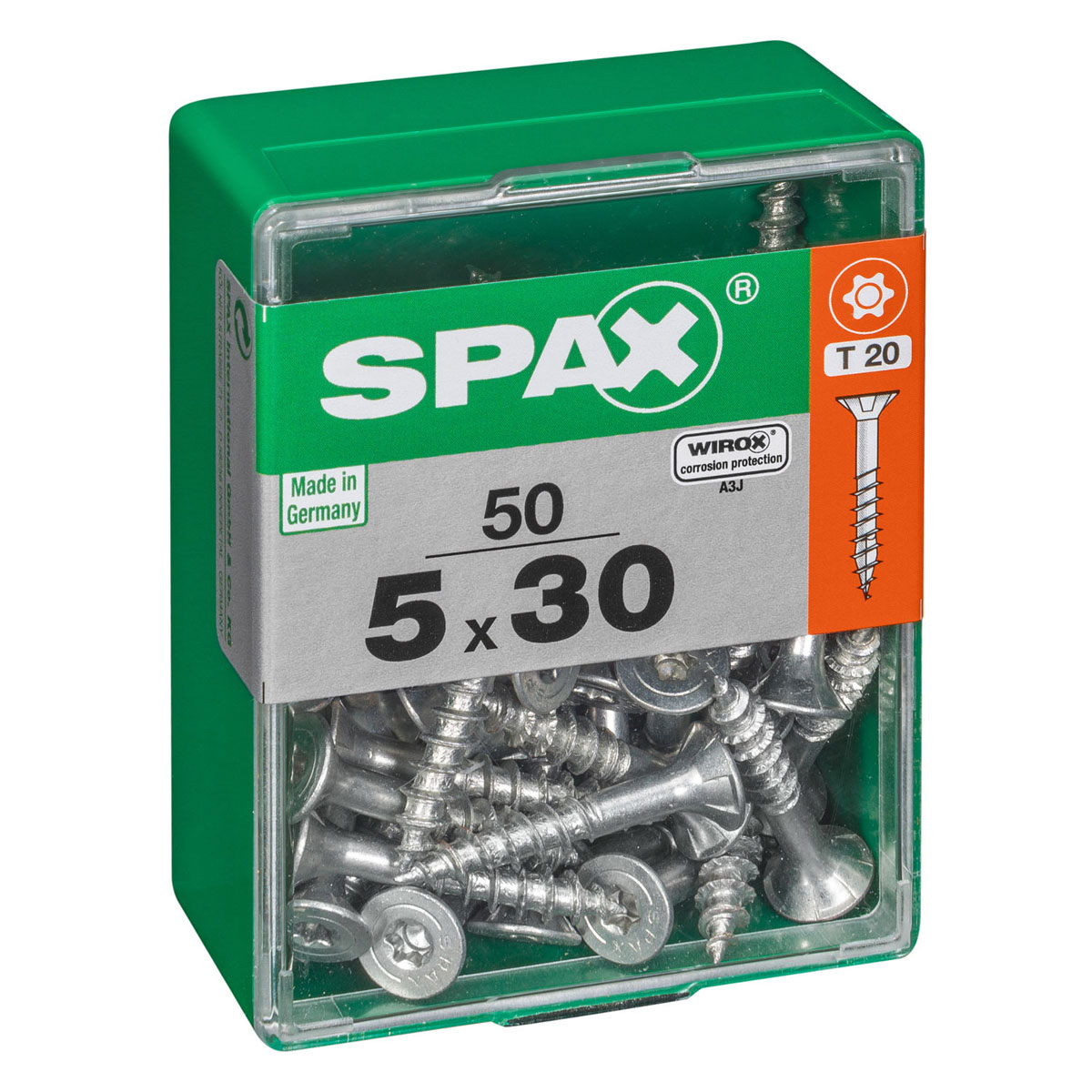 Spax Universalschrauben WIROX Senkkopf 5 x 30 M 50 Stück Bild 2