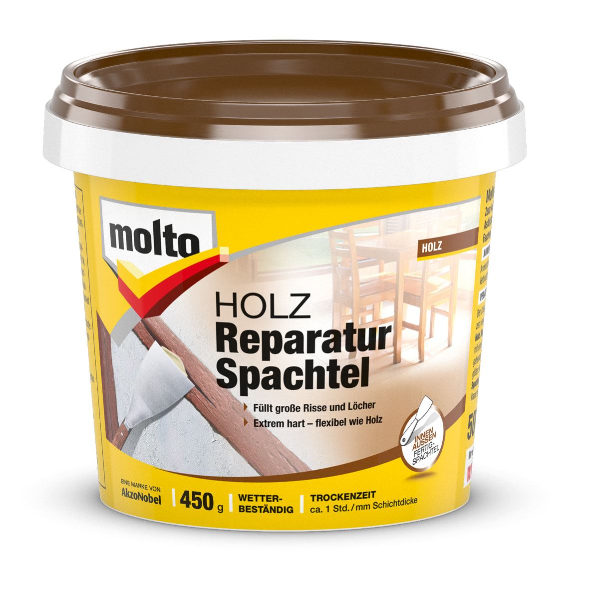 Molto Holz-Reperatur-Spachtel 450 g